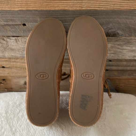 UGG Reid Moccasin Boots Chestnut Size 7 - Picture 7 of 10